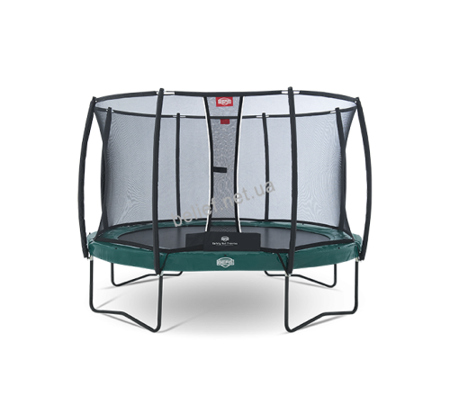 Комплект Батут Berg Elite 14 ft 430 cm green + захисна сітка Т-серії