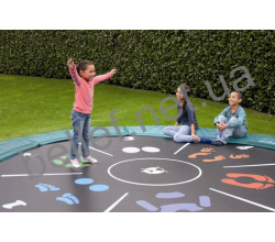Комплект Батут Berg Elite+ Tatoo 430 cm Green с защитной сеткой T-series 3
