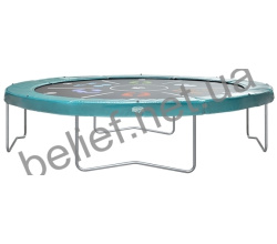 Комплект Батут Berg Elite+ Tatoo 430 cm Green із захисною сіткою T-series 2